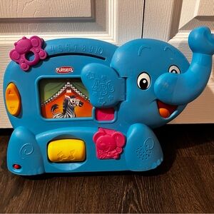 Playskool Learnimals ABC Adventure Elephant Numbers Shapes Blue